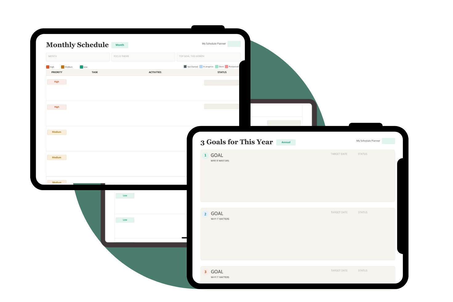 Goal Schedule Planner