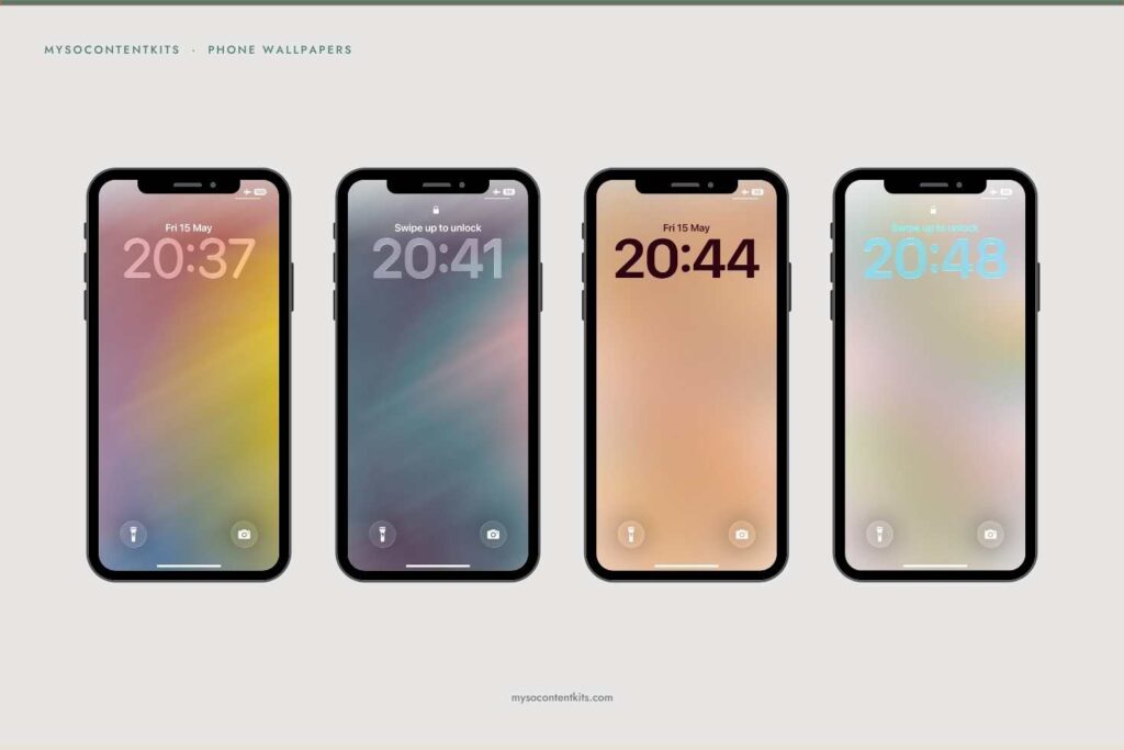 Gradient Phone Wallpapers for a Soft, Minimal Phone Aesthetic